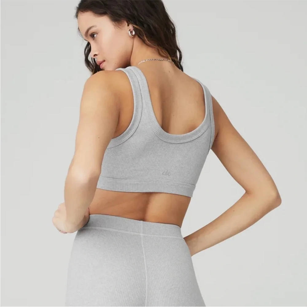 Alo Wellness Bra in Grey